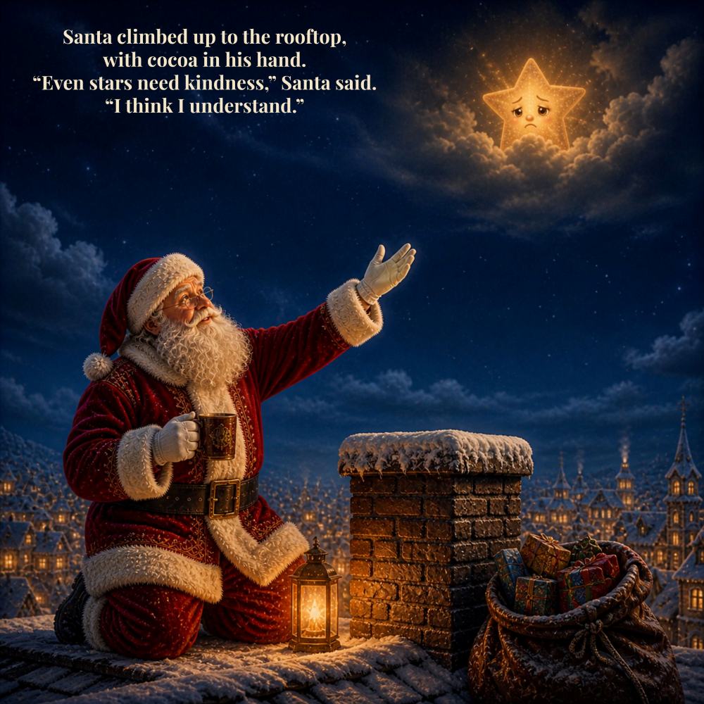 Preview page from Santa and the Star That Wouldn’t Shine