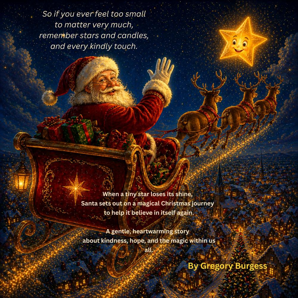 Preview page from Santa and the Star That Wouldn’t Shine